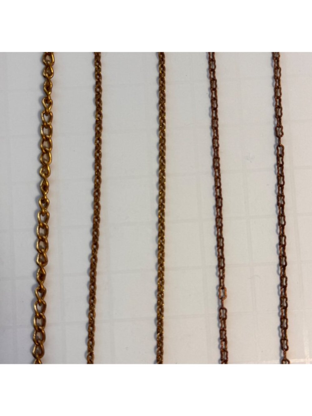 Solid Brass  18-Inch Necklace Jewlery Lot of 3 Vintaj Vogue Brass Co USA NWT New - Picture 12 of 12